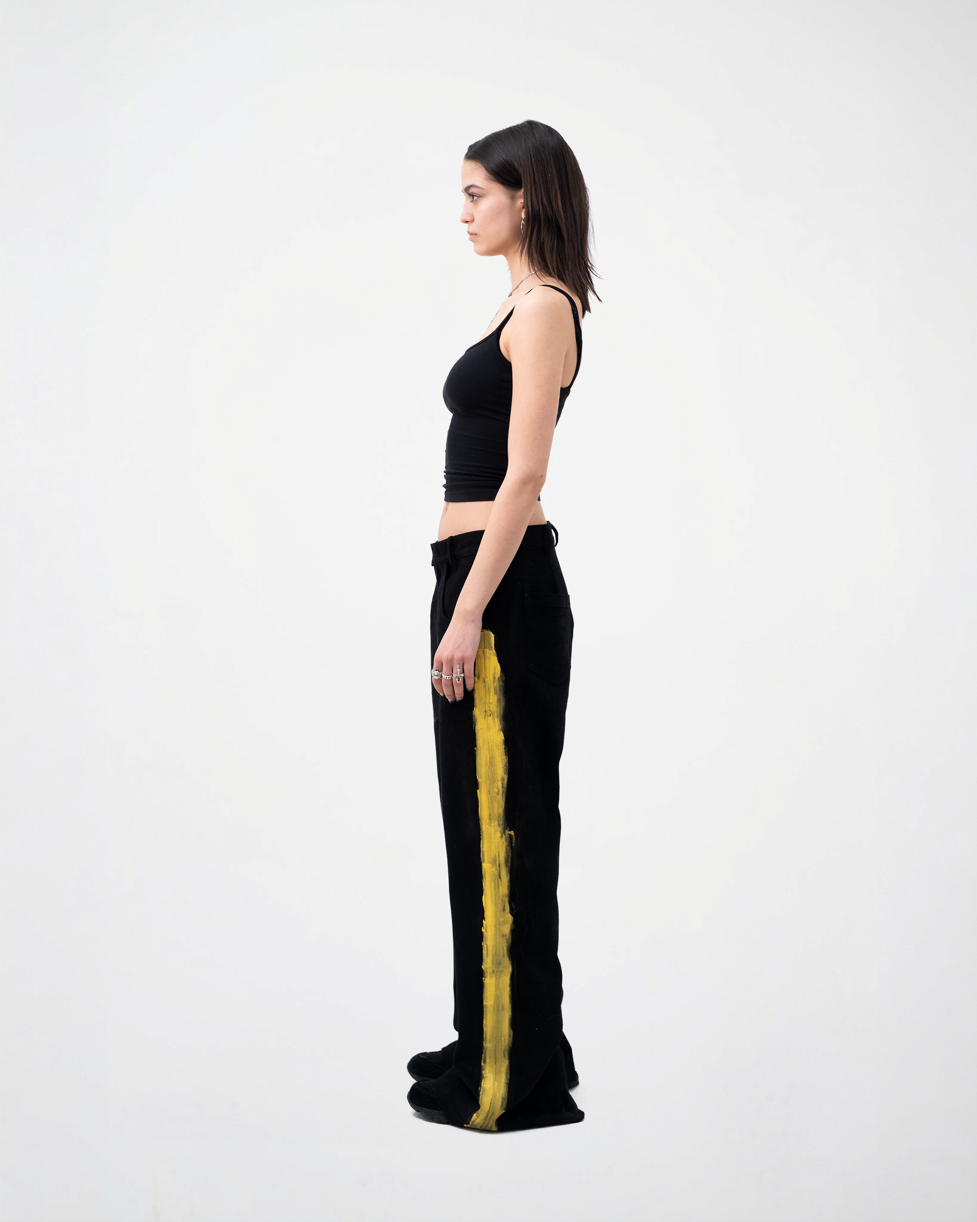 2004 WAXED FLARED PANT