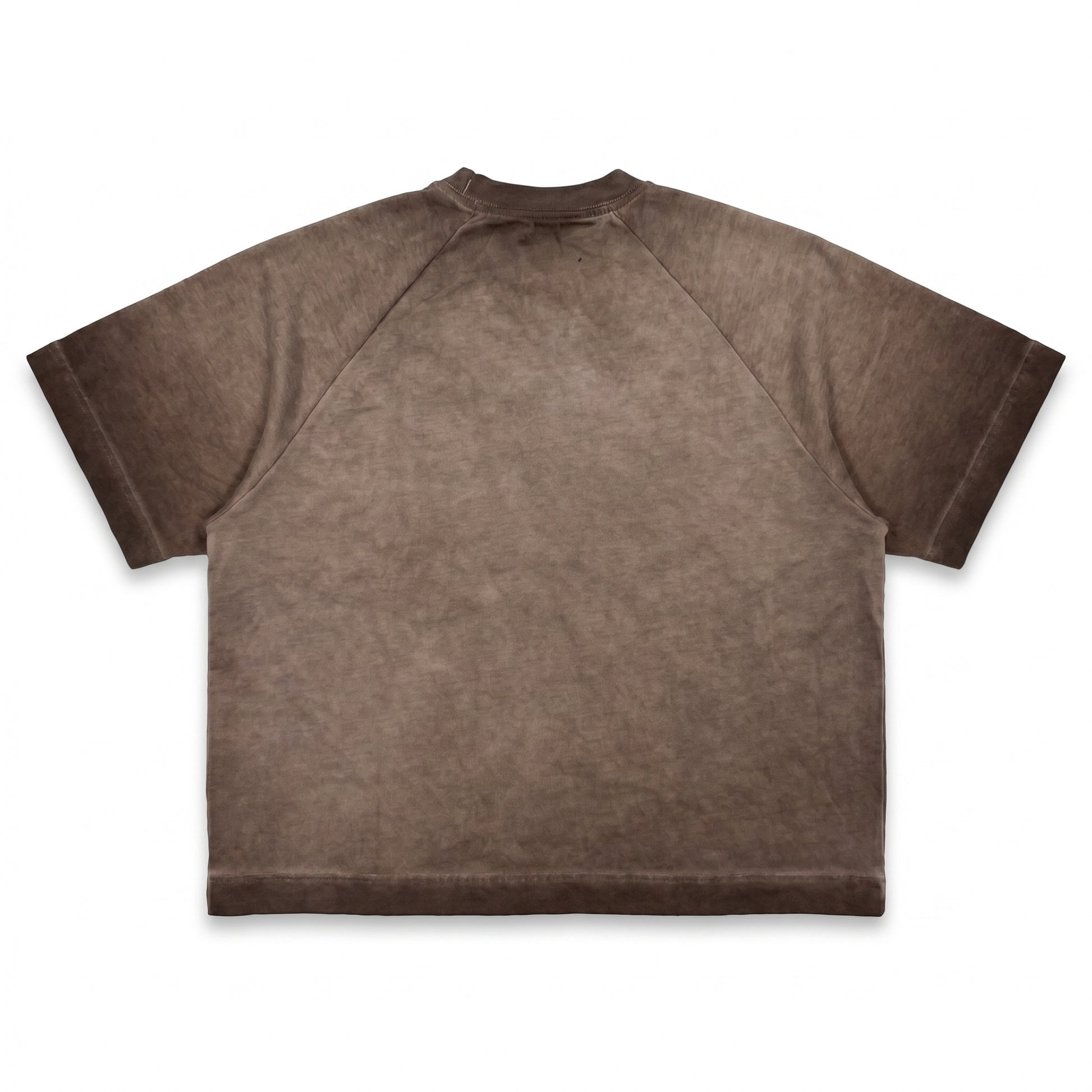 OIL WASHED RAGLAN TEE (KAHVE)