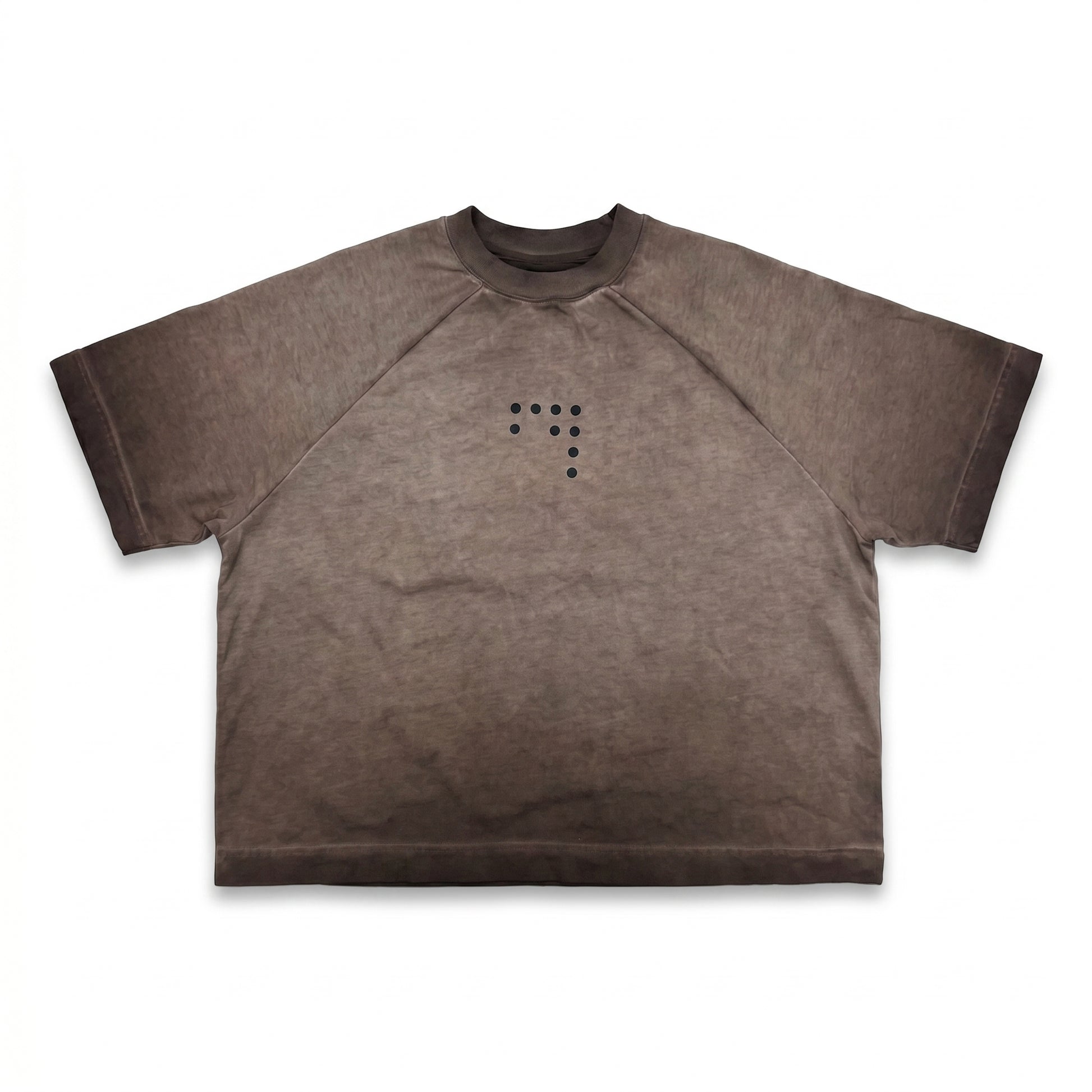 OIL WASHED RAGLAN TEE (KAHVE)