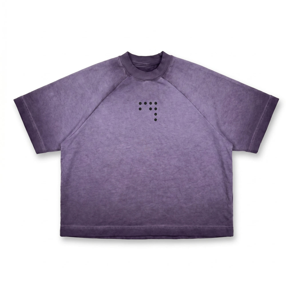 OIL WASHED RAGLAN TEE (MOR)