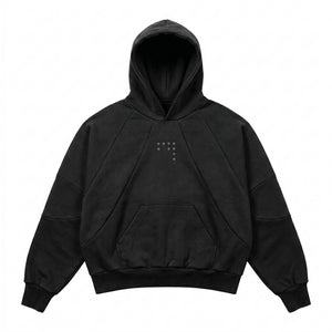 DOUBLE RAGLAN HOODIE (SIYAH)