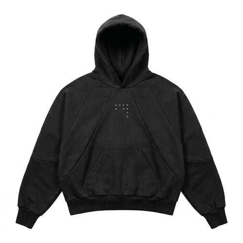DOUBLE RAGLAN HOODIE (SIYAH)