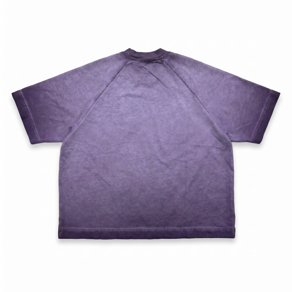 OIL WASHED RAGLAN TEE (MOR)