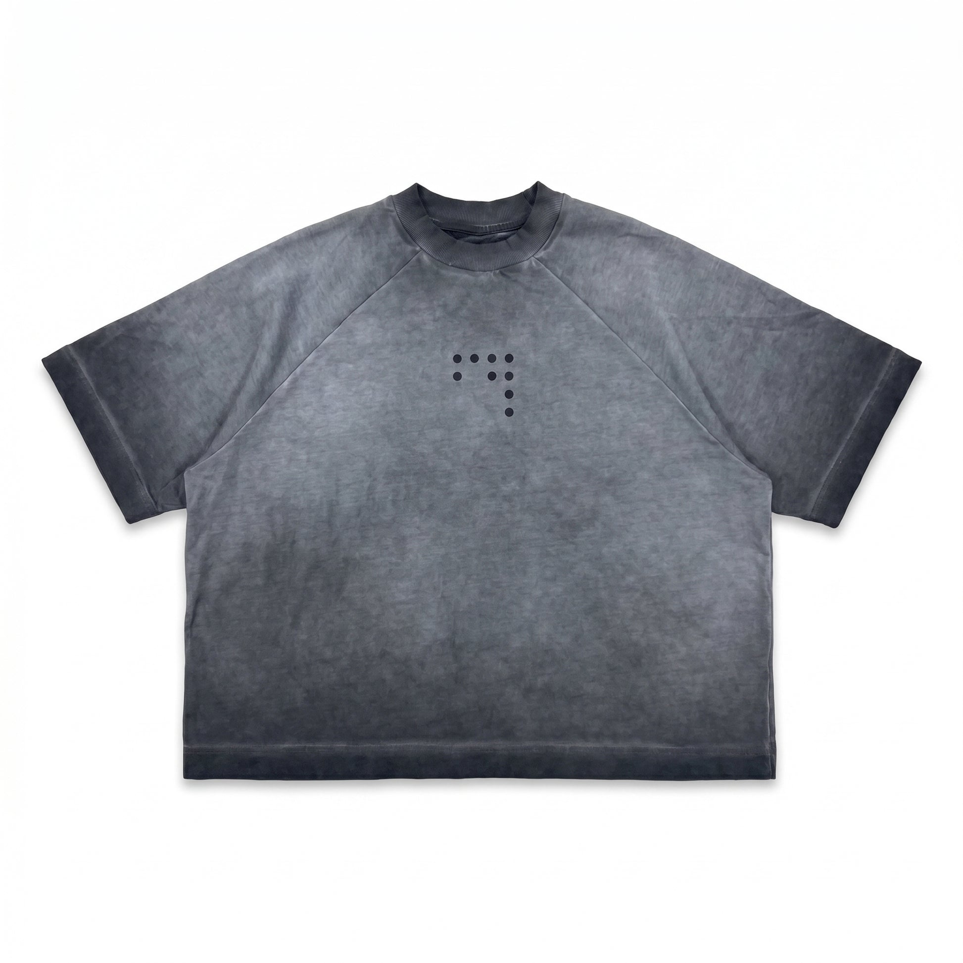 OIL WASHED RAGLAN TEE (ANTRASIT)