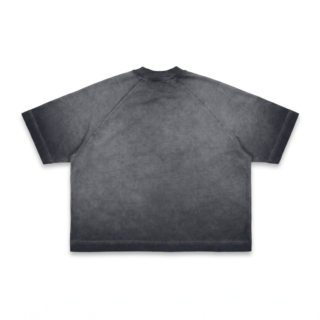 OIL WASHED RAGLAN TEE (ANTRASIT)