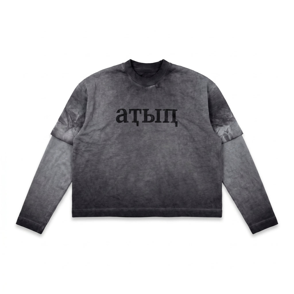 NOKTA OIL WASHED LONGSLEEVE (ANTRASIT)