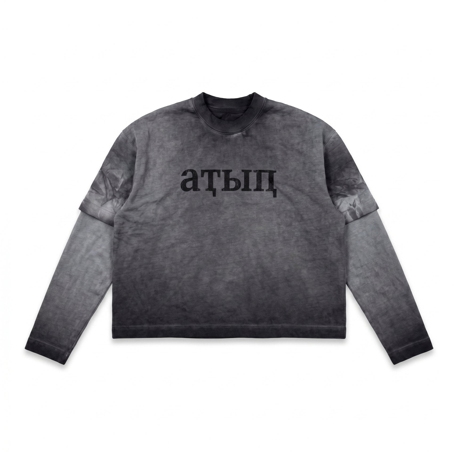 NOKTA OIL WASHED LONGSLEEVE (ANTRASIT)