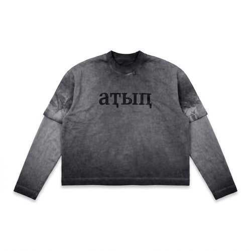 NOKTA OIL WASHED LONGSLEEVE (ANTRASIT)