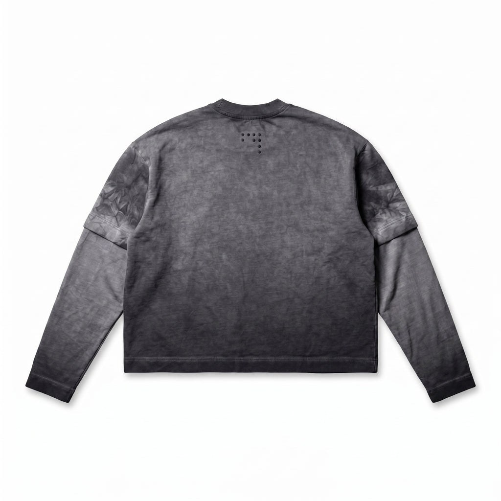 NOKTA OIL WASHED LONGSLEEVE (ANTRASIT)