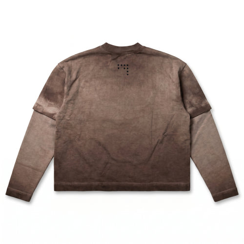 NOKTA OIL WASHED LONGSLEEVE (KAHVE)