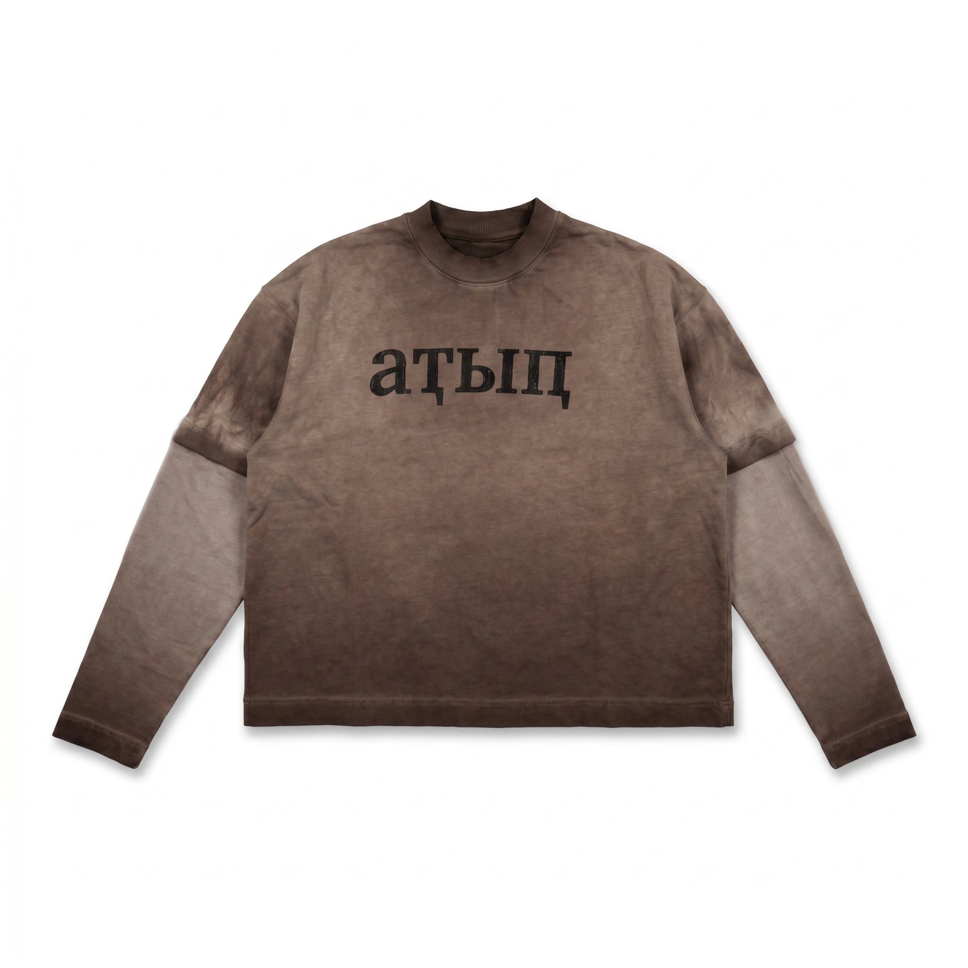 NOKTA OIL WASHED LONGSLEEVE (KAHVE)