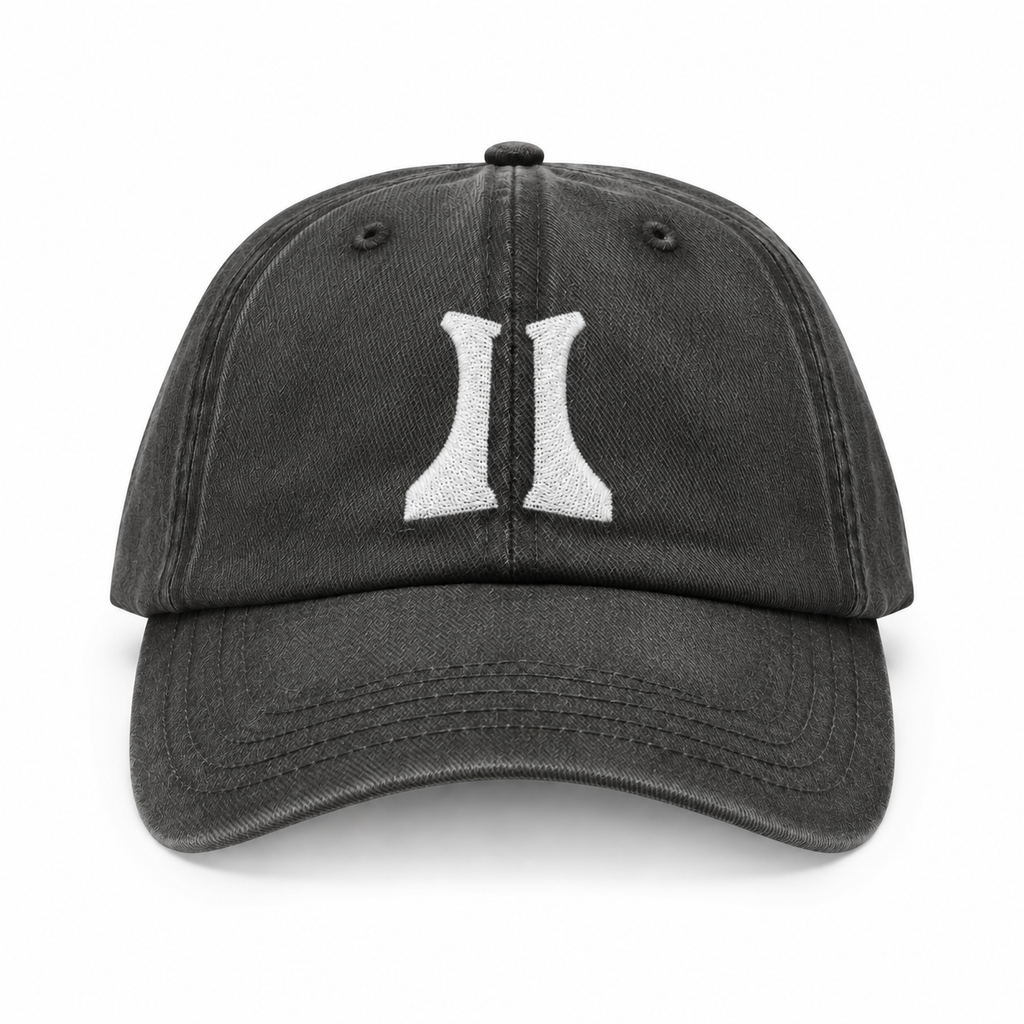 II WASHED CAP BLACK