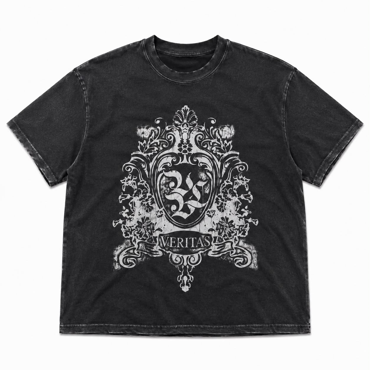 VERITAS TEE WASHED BLACK