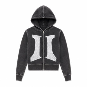 II SHOULDER PADDED ZIP ANTHRACITE